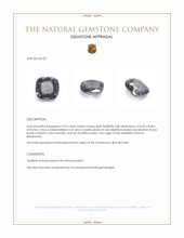 3.29 Ct. Grey Taaffeite from Burma (Myanmar) Appraisal