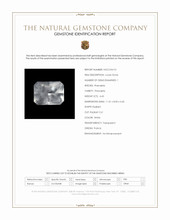 4.43 Ct. White Phenakite from France Scan Report