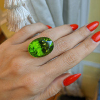 35.22 Ct. Peridot from Burma (Myanmar) Life Style
