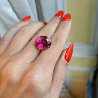 10.51 Ct. Rubellite Tourmaline from Brazil Life Style