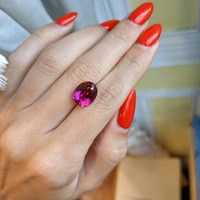 5.56 Ct. Rubellite Tourmaline from Brazil Life Style