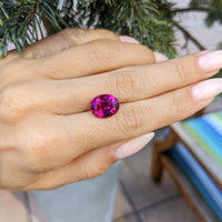 5.56 Ct. Rubellite Tourmaline from Brazil Life Style