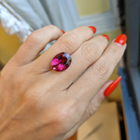 6.59 Ct. Rubellite Tourmaline from Brazil Life Style