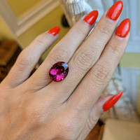 6.59 Ct. Rubellite Tourmaline from Brazil Life Style