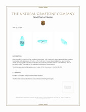 3.47 Ct. Paraiba Tourmaline from Mozambique Appraisal