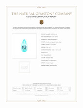 3.47 Ct. Paraiba Tourmaline from Mozambique Scan Report