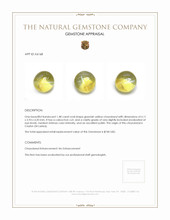1.48 Ct. Cabochon Chrysoberyl from Ceylon (Sri Lanka) Appraisal