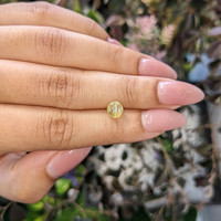 1.48 Ct. Cabochon Chrysoberyl from Ceylon (Sri Lanka) Life Style