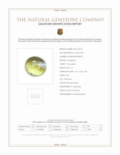 0.71 Ct. Cabochon Chrysoberyl from Ceylon (Sri Lanka) Scan Report
