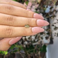 0.71 Ct. Cabochon Chrysoberyl from Ceylon (Sri Lanka) Life Style