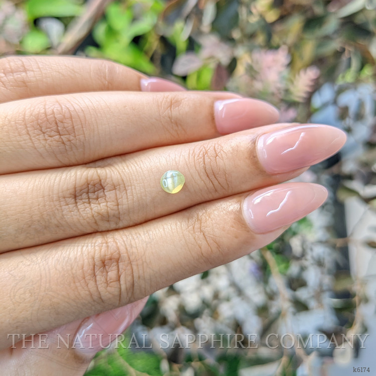 0.54 Ct. Cabochon Chrysoberyl from Ceylon (Sri Lanka)