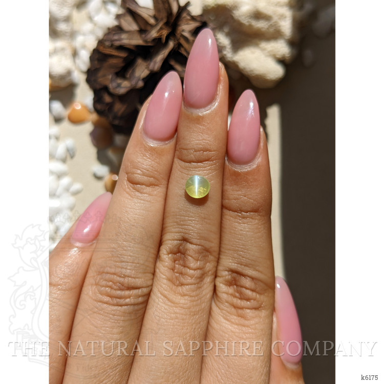 0.83 Ct. Cabochon Chrysoberyl from Ceylon (Sri Lanka)