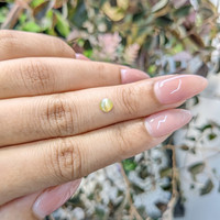 0.38 Ct. Cabochon Chrysoberyl from Ceylon (Sri Lanka) Life Style