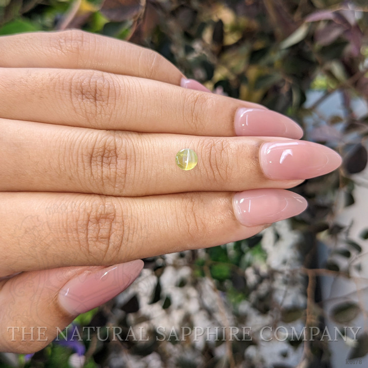 0.79 Ct. Cabochon Chrysoberyl from Ceylon (Sri Lanka)