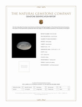 7.07 Ct. Cabochon Moonstone from Ceylon (Sri Lanka) Scan Report