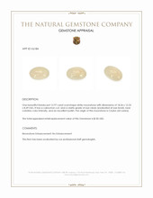 12.97 Ct. Cabochon Moonstone from Ceylon (Sri Lanka) Appraisal