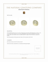 13.16 Ct. Grey Cabochon Moonstone from Ceylon (Sri Lanka) Appraisal