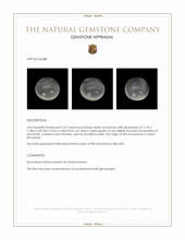 6.37 Ct. Cabochon Moonstone from Ceylon (Sri Lanka) Appraisal