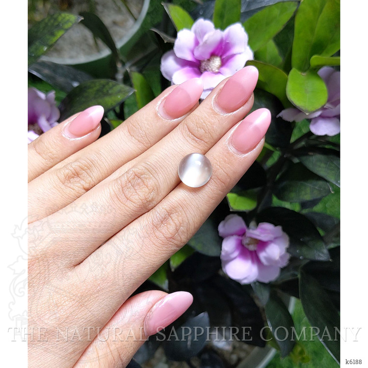 6.37 Ct. Cabochon Moonstone from Ceylon (Sri Lanka)