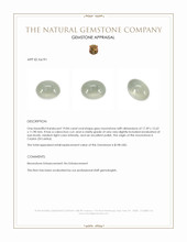 19.84 Ct. Cabochon Moonstone from Ceylon (Sri Lanka) Appraisal