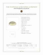 6.65 Ct. Cabochon Moonstone from Ceylon (Sri Lanka) Scan Report