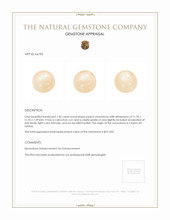 7.50 Ct. Peach Cabochon Moonstone from Ceylon (Sri Lanka) Appraisal