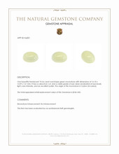 10.56 Ct. Cabochon Moonstone from Ceylon (Sri Lanka) Appraisal