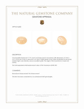 17.97 Ct. Cabochon Moonstone from Ceylon (Sri Lanka) Appraisal