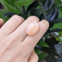 22.28 Ct. Cabochon Moonstone from Ceylon (Sri Lanka) Life Style