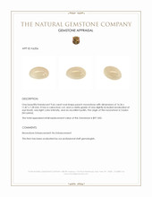 9.66 Ct. Cabochon Moonstone from Ceylon (Sri Lanka) Appraisal