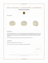 11.54 Ct. Cabochon Moonstone from Ceylon (Sri Lanka) Appraisal