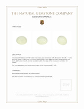 7.87 Ct. Cabochon Moonstone from Ceylon (Sri Lanka) Appraisal