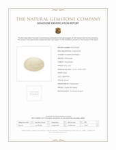6.50 Ct. Cabochon Moonstone from Ceylon (Sri Lanka) Scan Report
