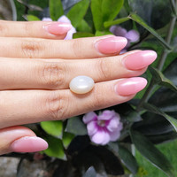 6.50 Ct. Cabochon Moonstone from Ceylon (Sri Lanka) Life Style