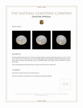 6.50 Ct. Cabochon Moonstone from Ceylon (Sri Lanka) Appraisal