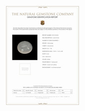 7.40 Ct. Cabochon Moonstone from Ceylon (Sri Lanka) Scan Report