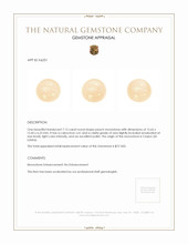 7.15 Ct. Peach Cabochon Moonstone from Ceylon (Sri Lanka) Appraisal