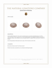 13.45 Ct. Cabochon Moonstone from Ceylon (Sri Lanka) Appraisal