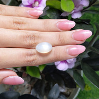 11.44 Ct. Cabochon Moonstone from Ceylon (Sri Lanka) Life Style