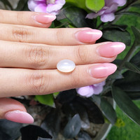 4.76 Ct. Cabochon Moonstone from Ceylon (Sri Lanka) Life Style