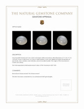 5.66 Ct. Cabochon Moonstone from Ceylon (Sri Lanka) Appraisal