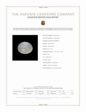 5.66 Ct. Cabochon Moonstone from Ceylon (Sri Lanka) Scan Report
