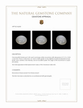 5.58 Ct. Cabochon Moonstone from Ceylon (Sri Lanka) Appraisal