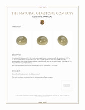 11.26 Ct. Brown Cabochon Moonstone from Ceylon (Sri Lanka) Appraisal