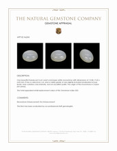 6.65 Ct. Cabochon Moonstone from Ceylon (Sri Lanka) Appraisal