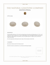 15.36 Ct. Grey Cabochon Moonstone from Ceylon (Sri Lanka) Appraisal