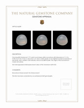 7.79 Ct. Cabochon Moonstone from Ceylon (Sri Lanka) Appraisal