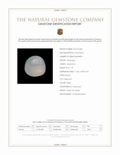 7.79 Ct. Cabochon Moonstone from Ceylon (Sri Lanka) Scan Report