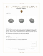 10.61 Ct. Cabochon Moonstone from Ceylon (Sri Lanka) Appraisal