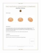 14.40 Ct. Cabochon Moonstone from Ceylon (Sri Lanka) Appraisal